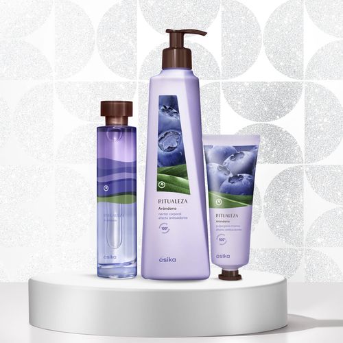 Set Ritualeza Arándano: Crema Corporal + Colonia + Crema de Manos