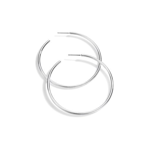 Argollas Silver Hoop