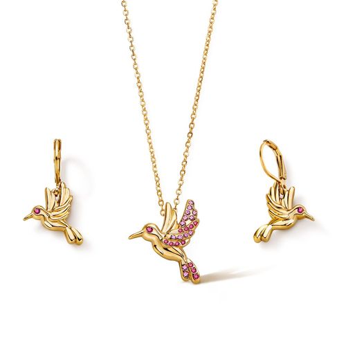 Estuche Collar + Aretes Morning Bird