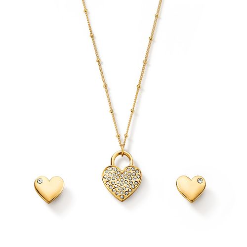 Estuche Collar + Aretes Belle Heart