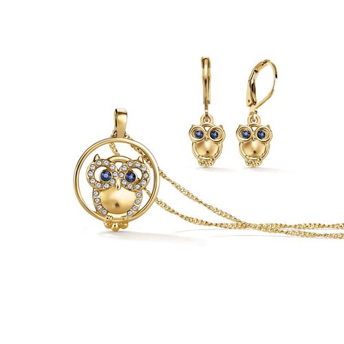 Estuche Collar + Aretes Owl Dream