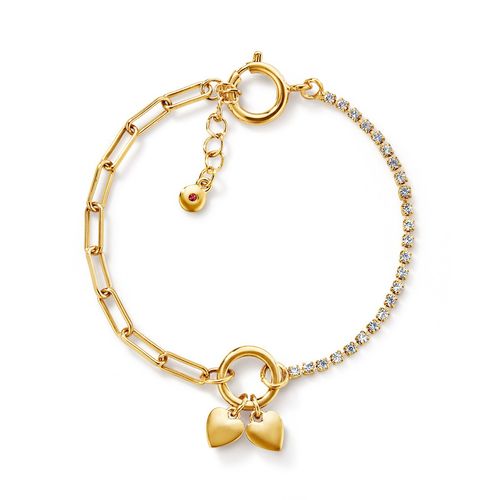 Pulsera Double Heart