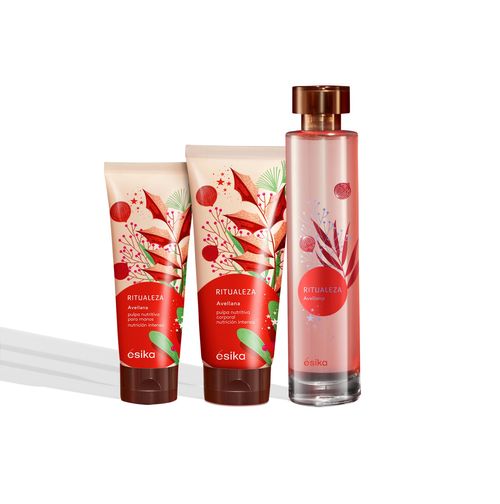 Set crema de cuerpo + crema de manos + colonia Ritualeza Avellana Edición Limitada Navidad