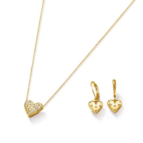 Estuche Collar + Aretes Shine Love Glam